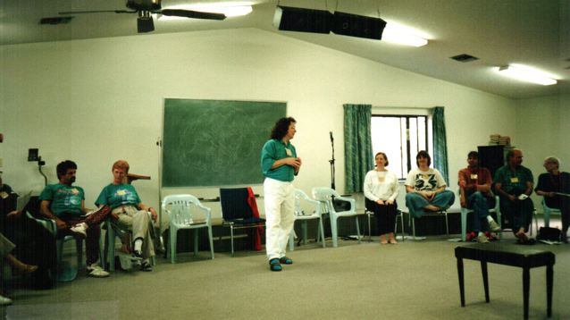 John gives the keynote at South Eastern Yearly Meeting in Florida 1992.